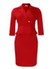 Robe Élégante Femme Grande Taille – Style Chic Bureau & Soirée 👗✨