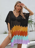 Robe de Plage Colorée Femme – Kimono Été Chic ☀️✨