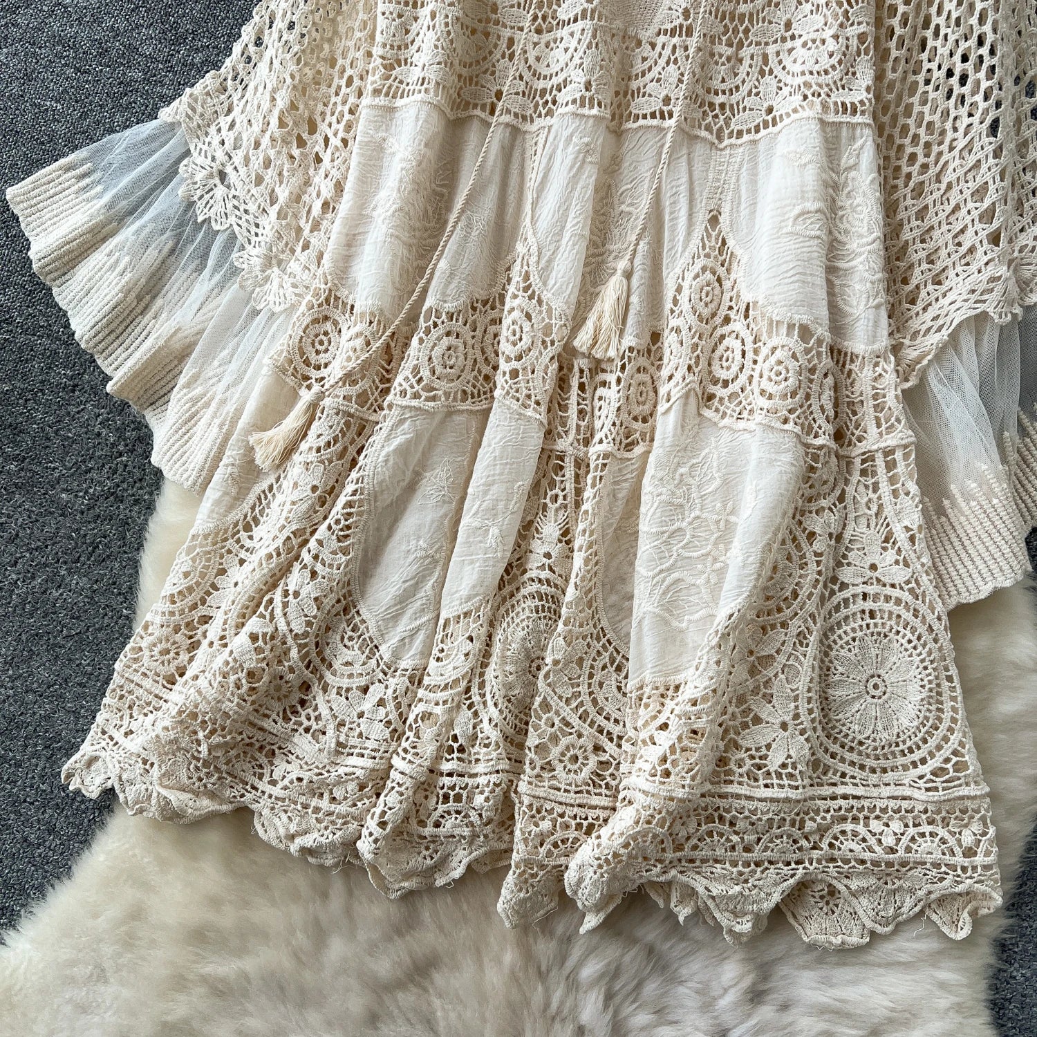 Robe Dentelle Femme Élégante – Vacances & Été Chic ✨
