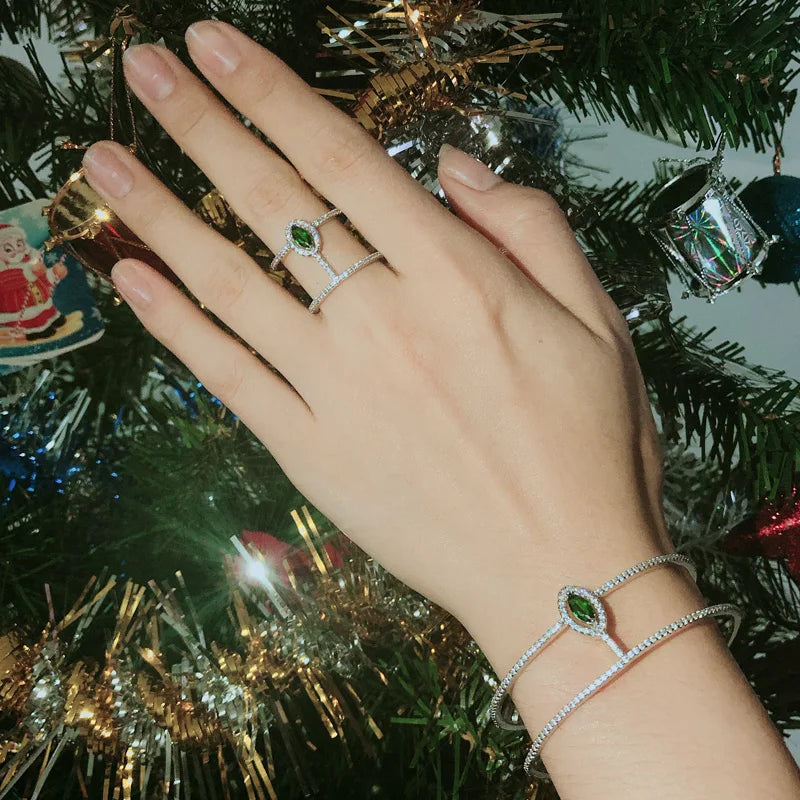Parure Bracelet & Bague Élégance Luxe ✨💍