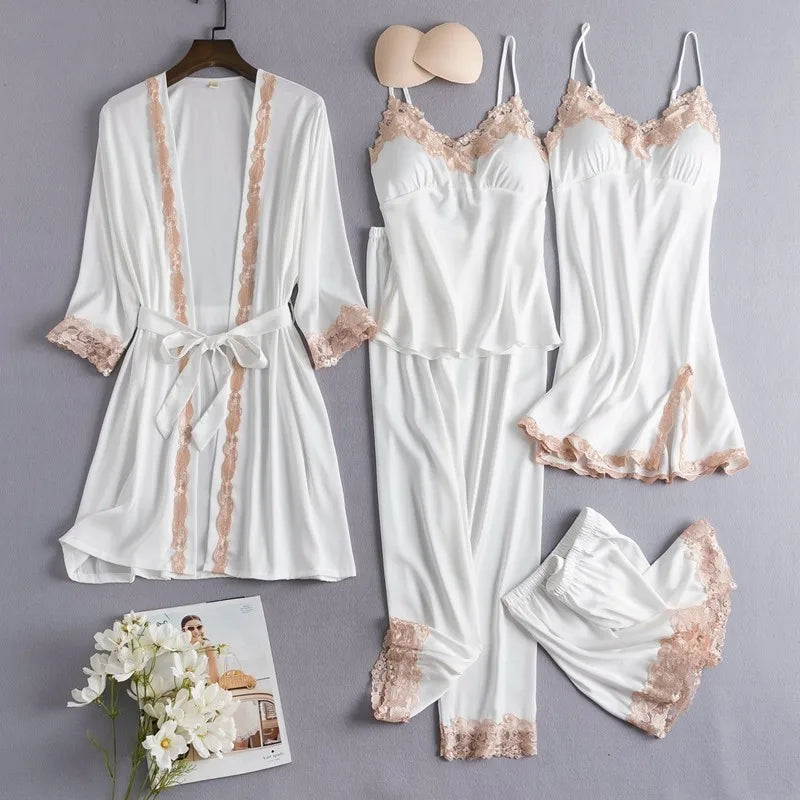Nuisette Satin Sexy Femme – Pyjama Luxe Nuit Chic ✨💖