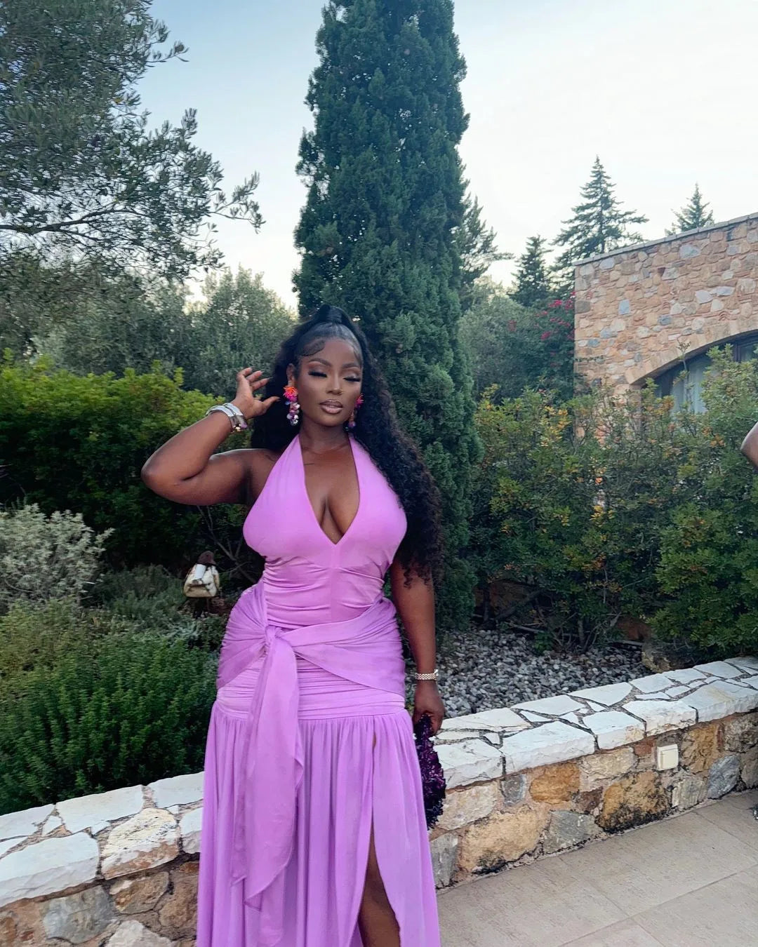 Robe Longue Femme Élégante – Style Glamour & Soirée 💜✨