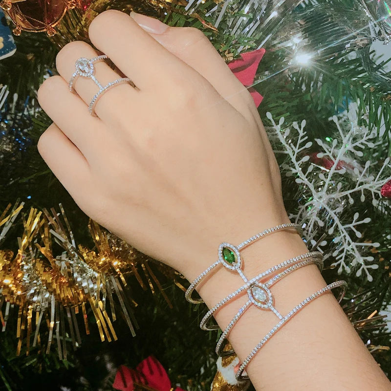 Parure Bracelet & Bague Élégance Luxe ✨💍