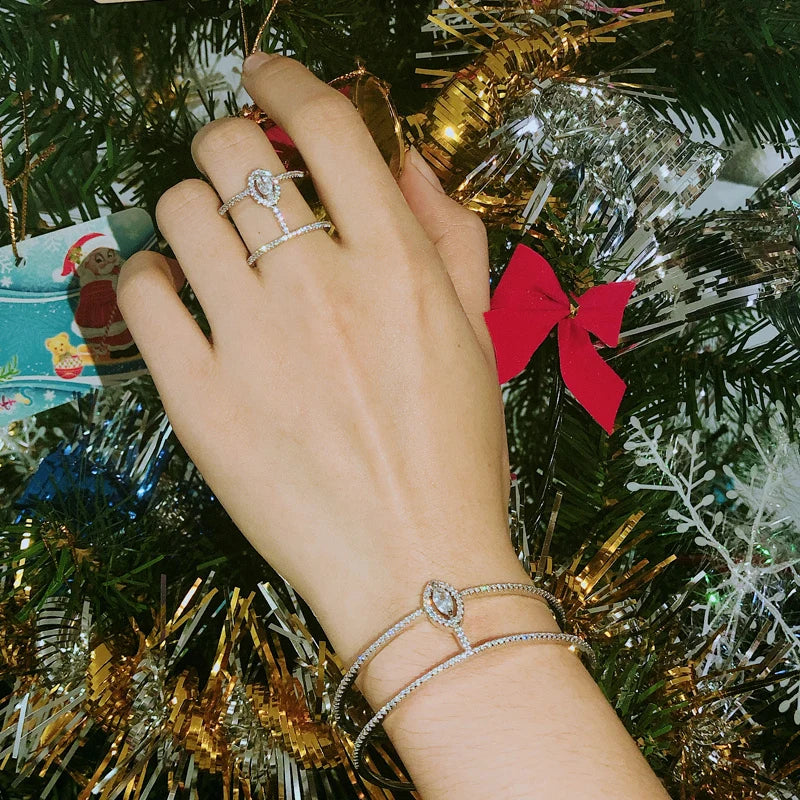 Parure Bracelet & Bague Élégance Luxe ✨💍