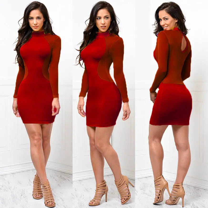 Robe Sexy Élégante Femme – Mini Robe Chic Dos Nu ✨
