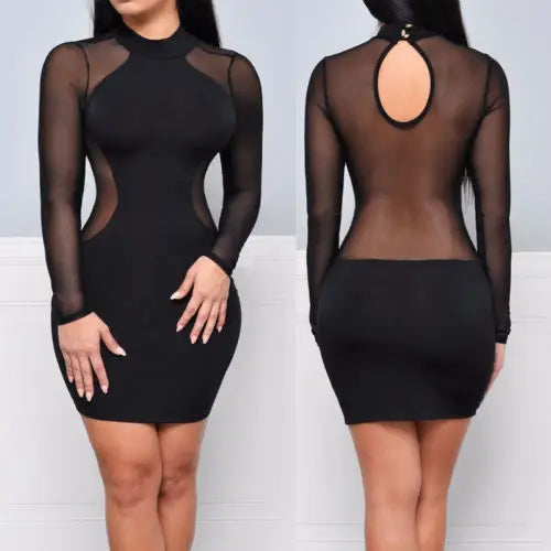 Robe Sexy Élégante Femme – Mini Robe Chic Dos Nu ✨