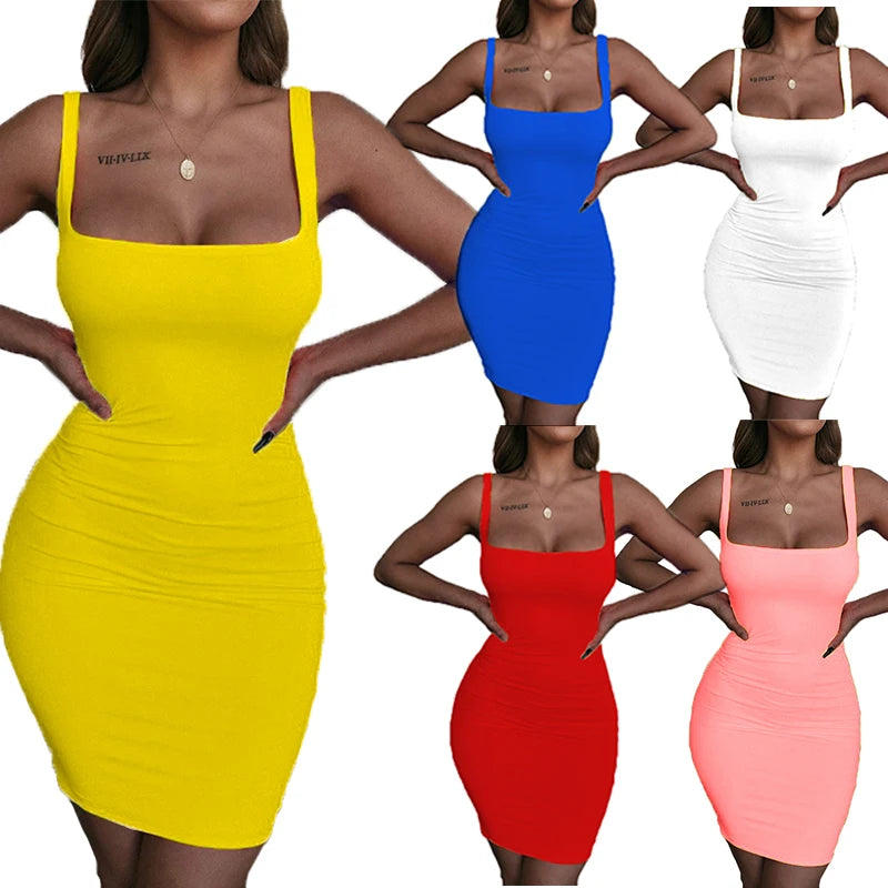 Robe Mini Femme Sexy – Bodycon Chic & Élégante ✨👗