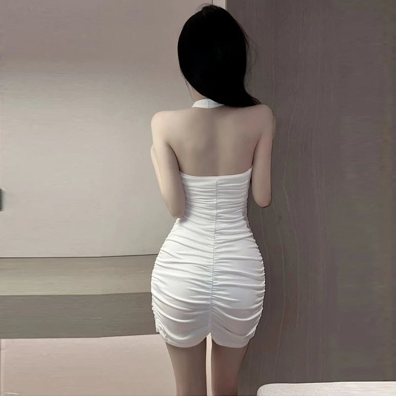 Robe moulante sexy femme – robe soirée dos nu élégante tendance 2025