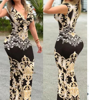 Robe Longue Femme Élégante – Bodycon Chic & Sexy ✨👗
