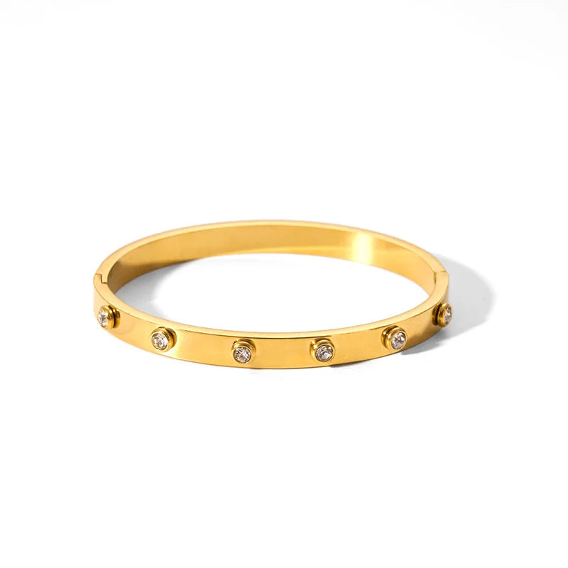 Bracelet Femme Luxe Doré Waterproof ✨💛