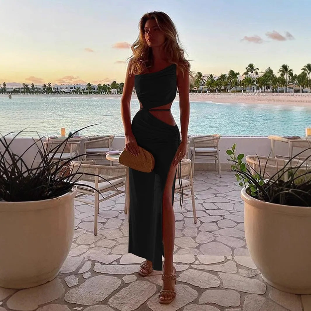 Robe Longue Femme Sexy – Vacances & Soirée Chic ✨👗