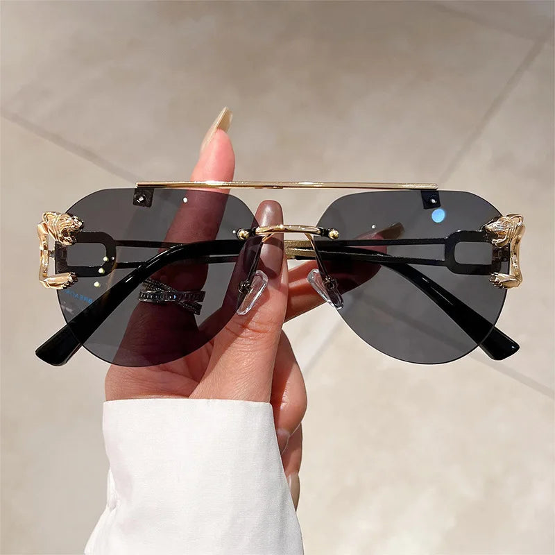 Lunettes de Soleil Sans Monture Femme – Luxe & Tendance