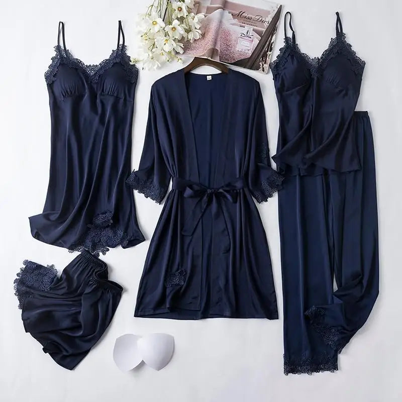 Nuisette Satin Sexy Femme – Pyjama Luxe Nuit Chic ✨💖