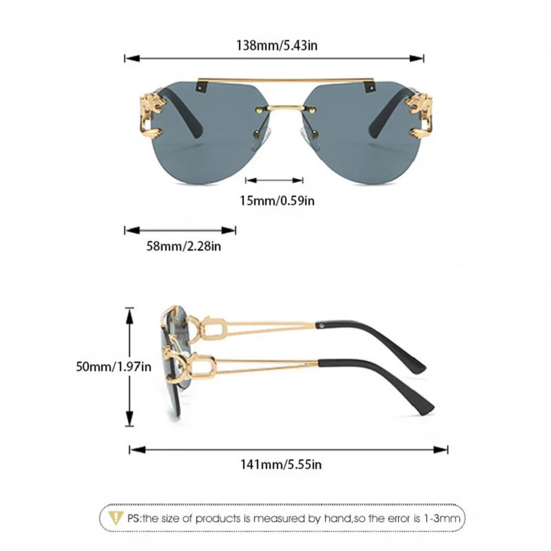 Lunettes de Soleil Sans Monture Femme – Luxe & Tendance