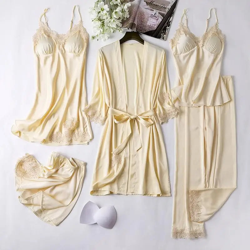 Nuisette Satin Sexy Femme – Pyjama Luxe Nuit Chic ✨💖