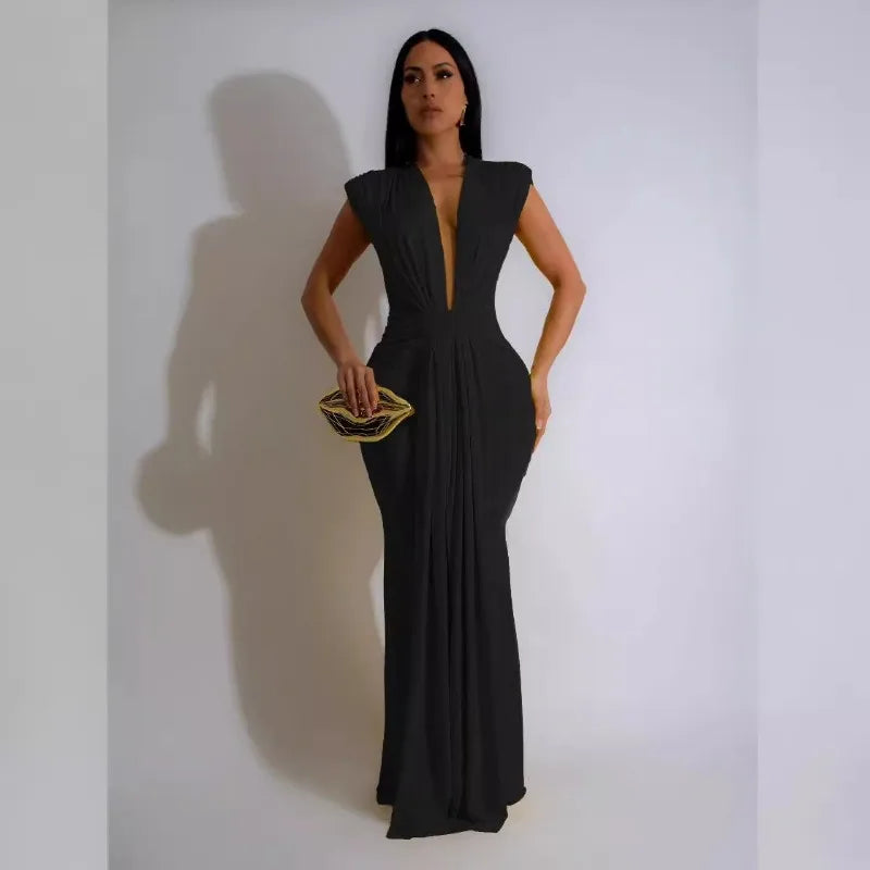 Robe élégante moulante femme – robe soirée chic tendance 2025