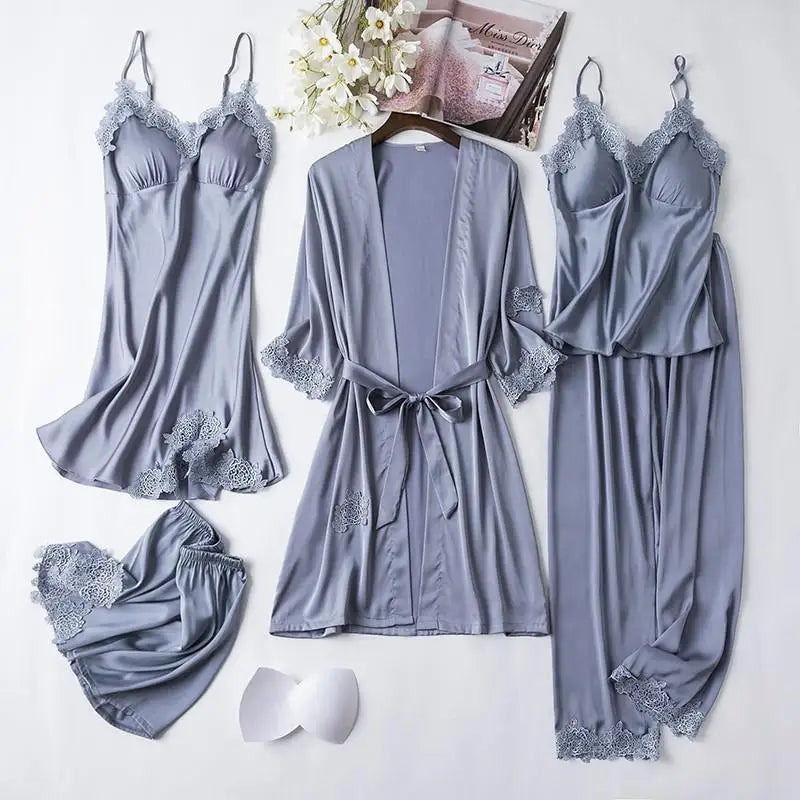 Nuisette Satin Sexy Femme – Pyjama Luxe Nuit Chic ✨💖