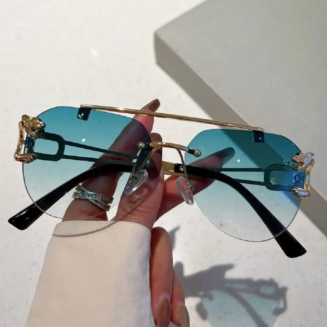 Lunettes de Soleil Sans Monture Femme – Luxe & Tendance