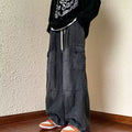 Jean large baggy femme – pantalon hip hop taille haute tendance 2025