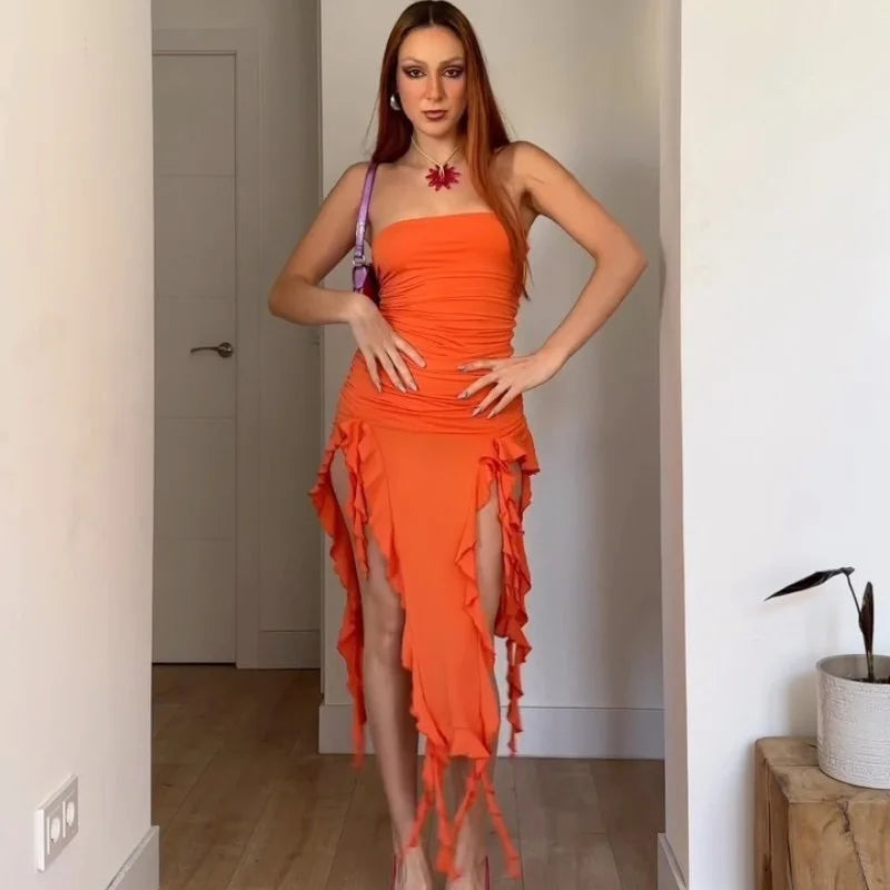 Robe d’été sexy femme – coupe moulante élégante & tendance