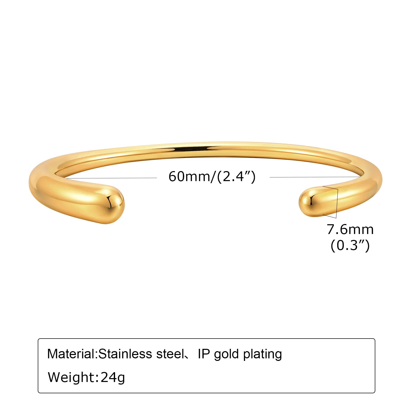Bracelet Femme Élégant – Jonc Luxe Doré avec Zircon ✨💎