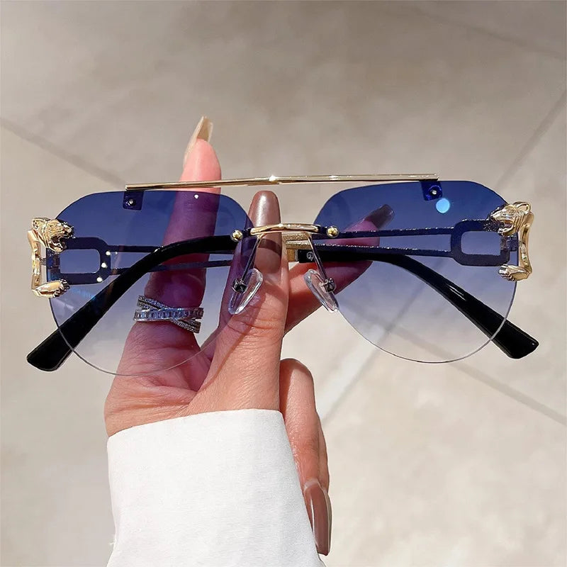 Lunettes de Soleil Sans Monture Femme – Luxe & Tendance
