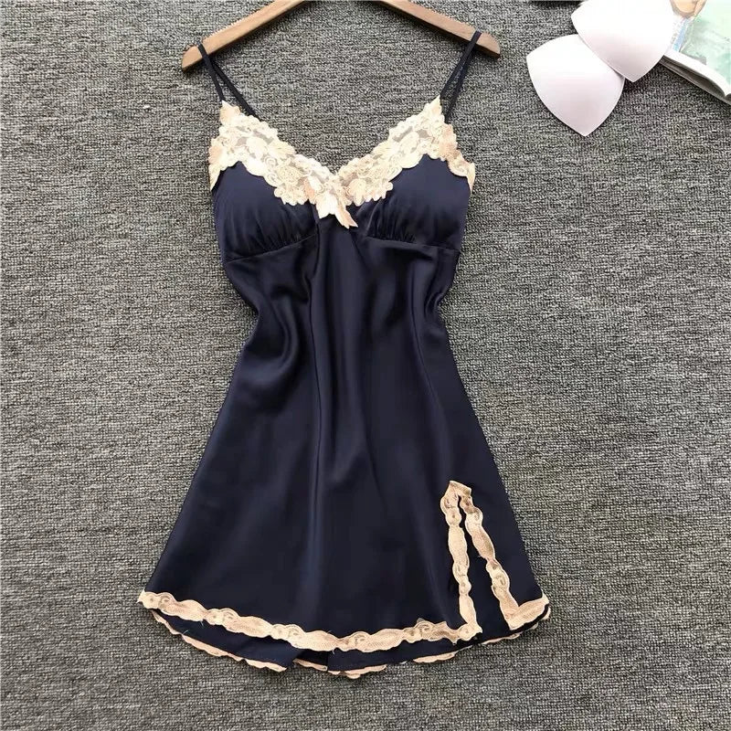 Nuisette Satin Sexy Femme – Pyjama Luxe Nuit Chic ✨💖